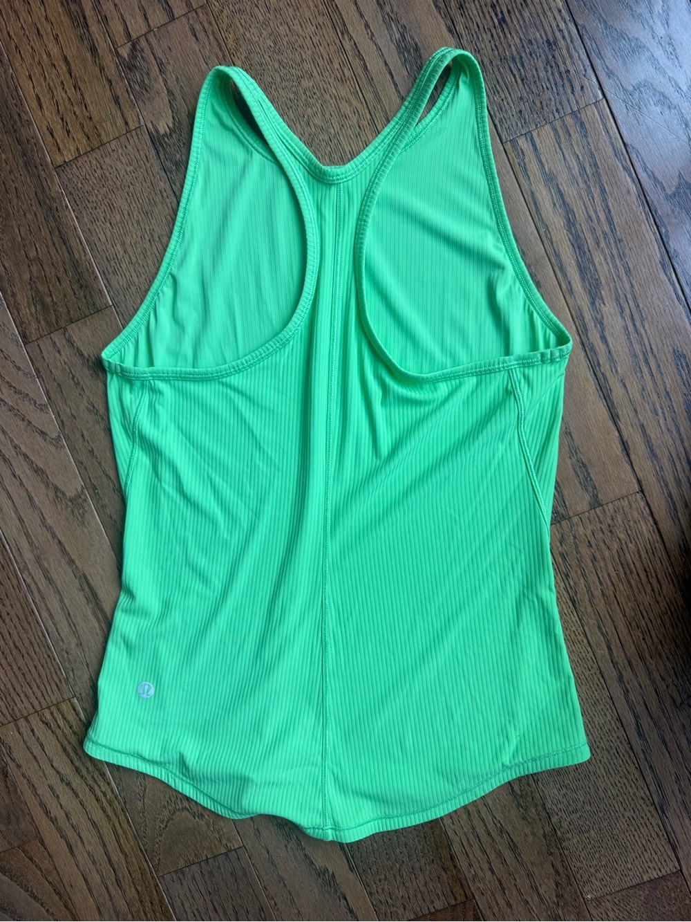 Lululemon Ribbed Tank Neon Green 2 - Picture 6 of 9